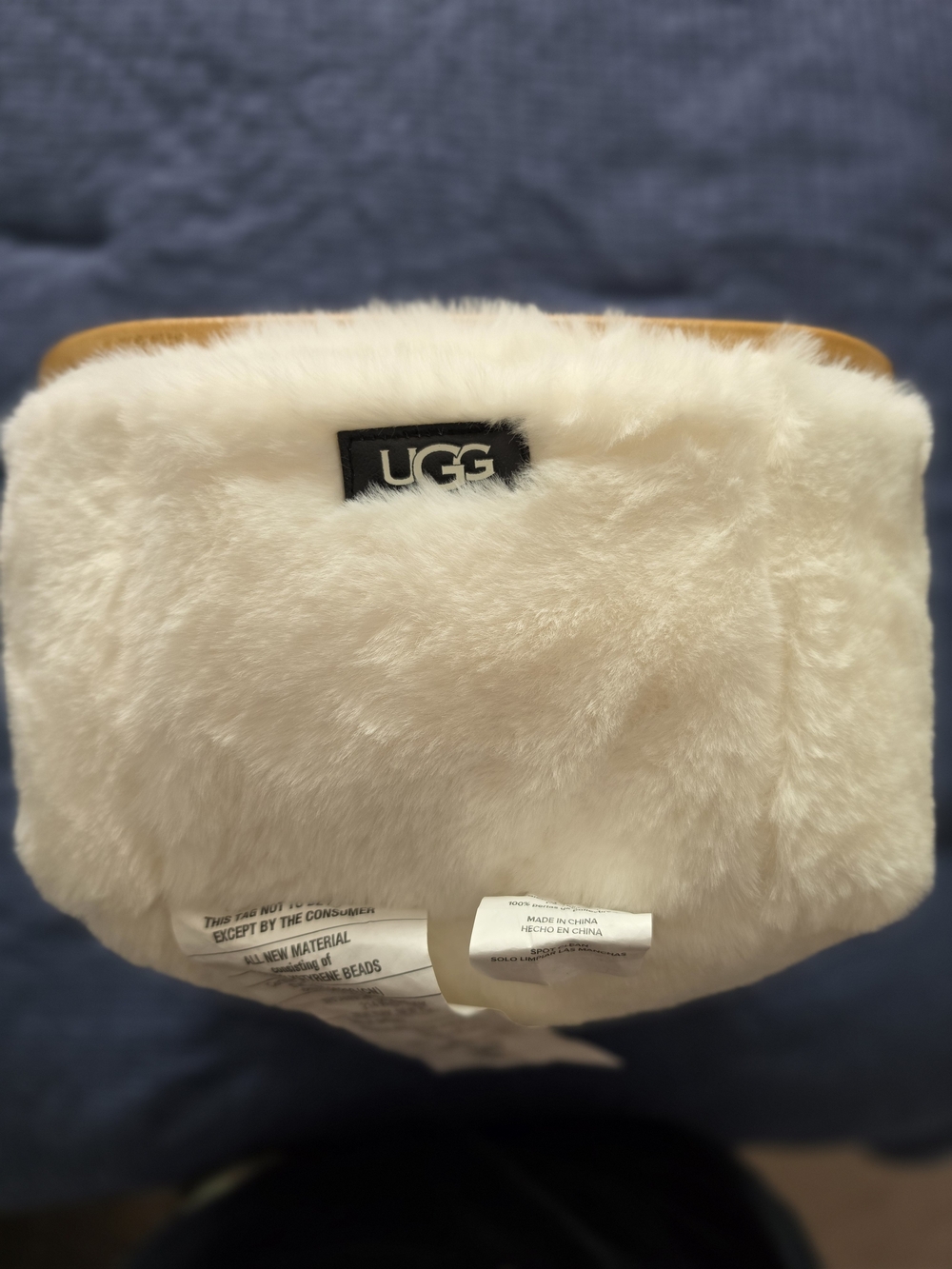 UGG Polar Lap Desk in Tan and Cream - Picture 4 of 9